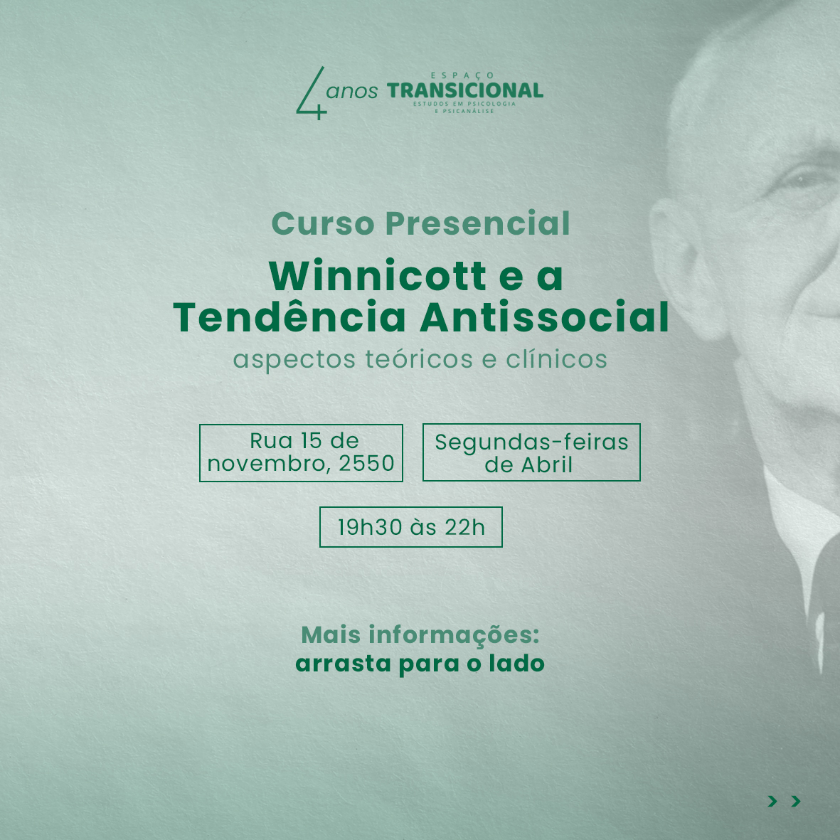 Curso Winnicott E A Tend ncia Antissocial Aspectos Te ricos E curso-winnicott-e-a-tend-ncia-antissocial-aspectos-te-ricos-e