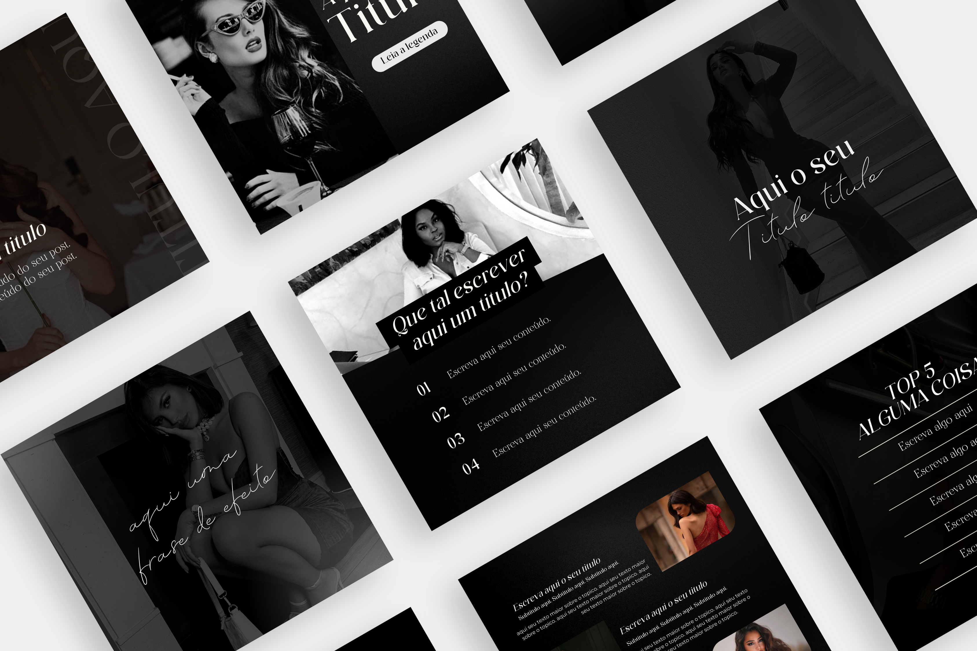PACK Canva - Templates Business Black, image size:3375x2250