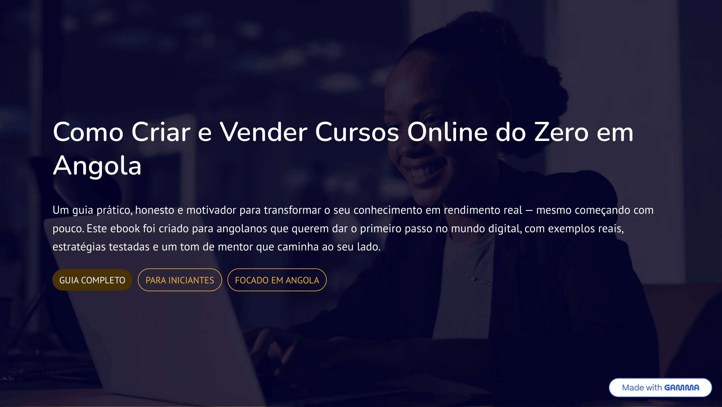 Como Criar e Vender Cursos Online do Zero em Angola | Hotmart