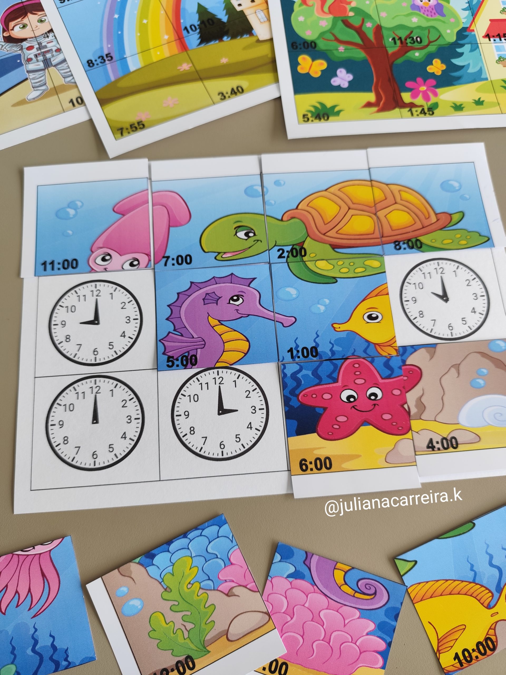 Puzzle das Horas