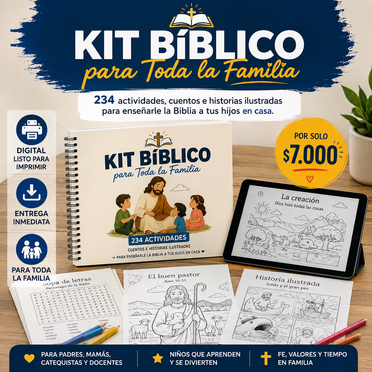 Kit Bíblico para Niños - Imagen del producto