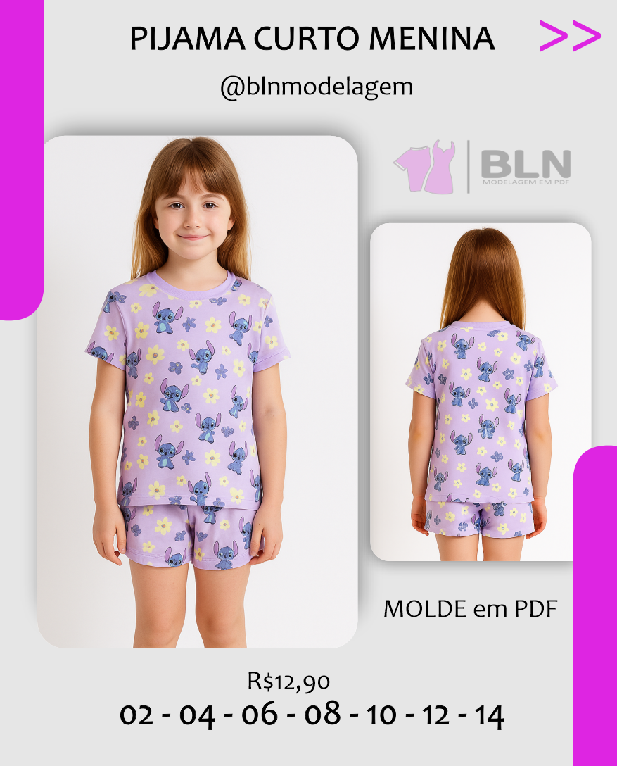 PIJAMA CURTO MENINA