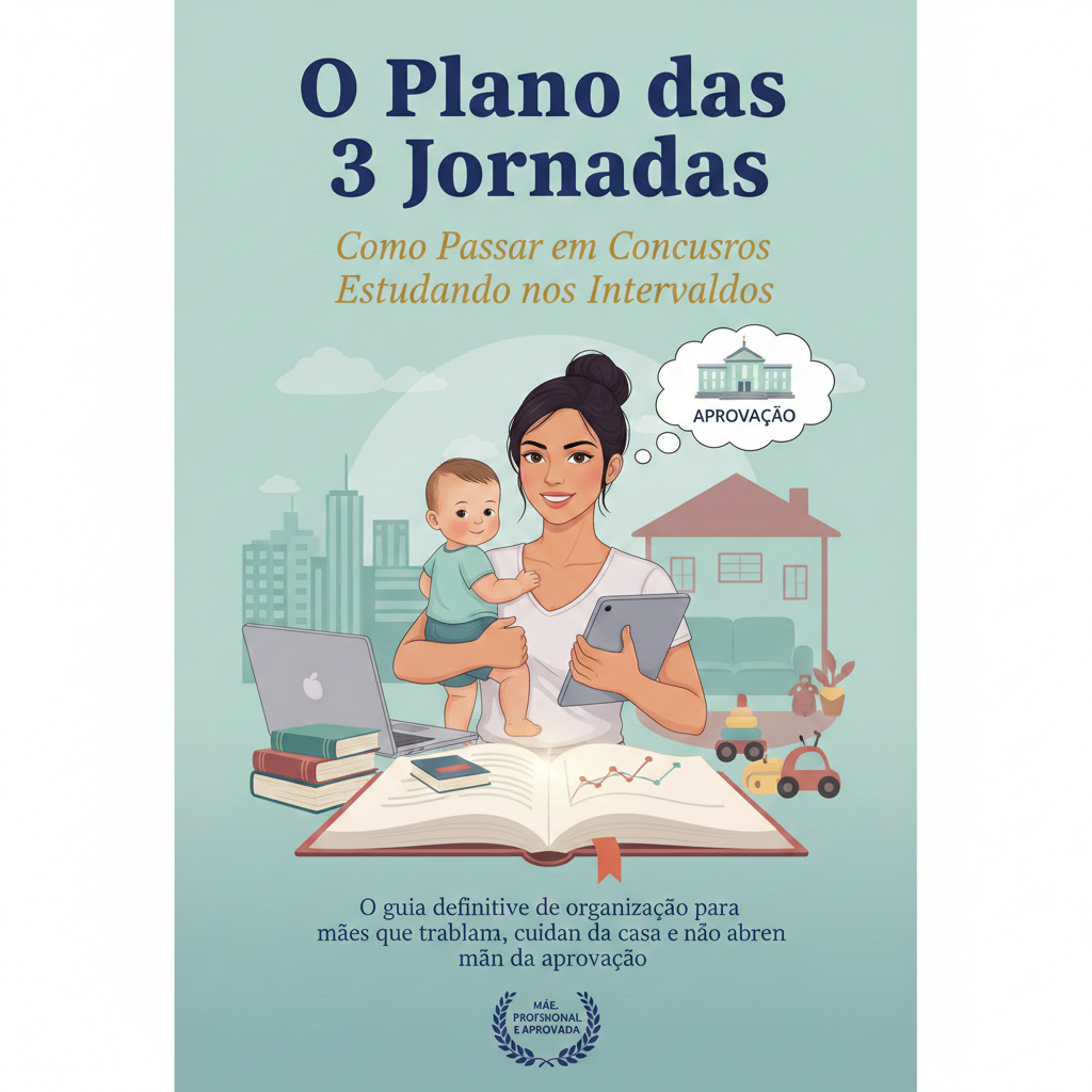O PLANO DAS 3 JORNADAS: Como Passar em Concursos Estudando nos Intervalos