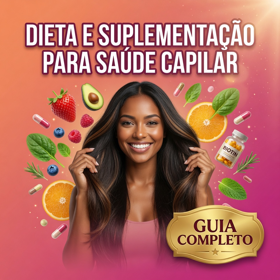 Dieta e Suplementação para Saúde Capilar