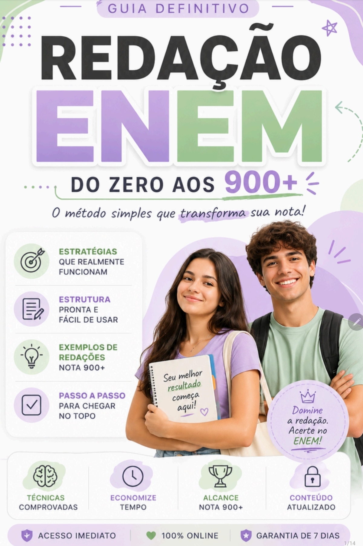 Como sair do zero e alcançar o 900+ na redação ENEM | Hotmart