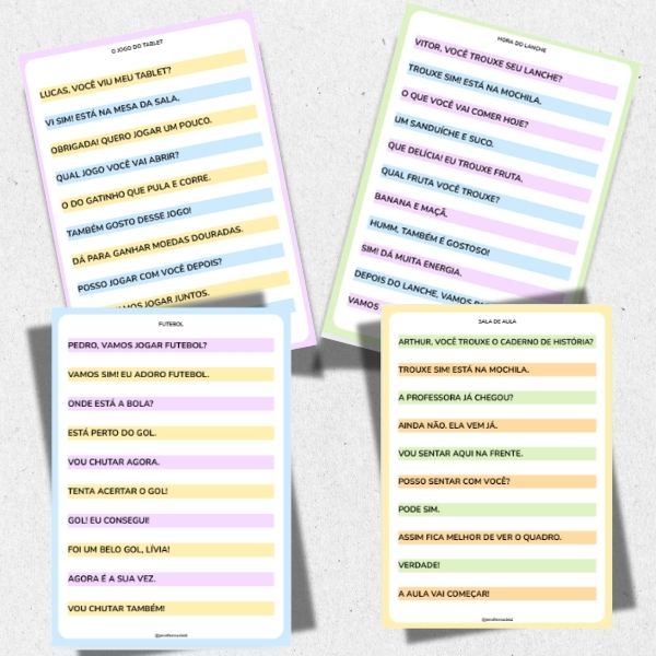 Diálogos Curtos para Leitura - Jennifer Maciel | Hotmart