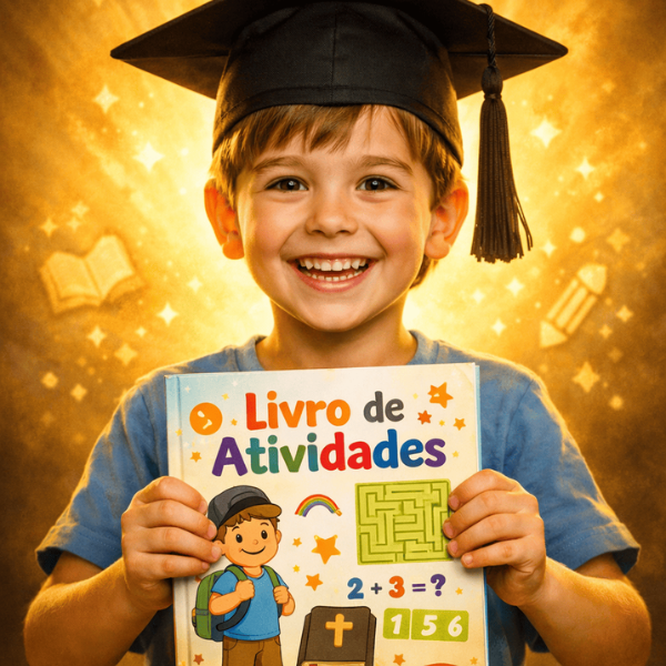 O SUPER kit que ensina crianças de 2 a 10 anos a aprender brincando...