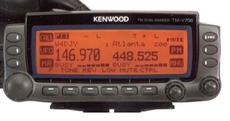Manual em Português KENWOOD TM-V708 A Rádio - Marcos Antonio de Sou