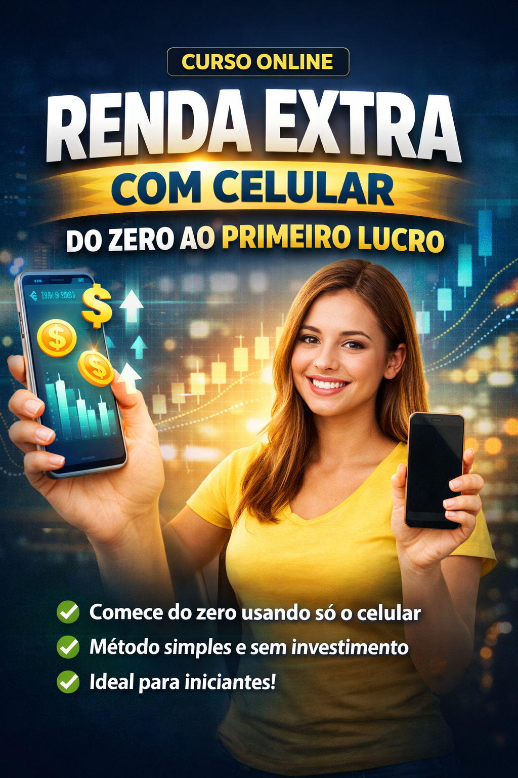 Renda Extra com Celular – Do Zero ao Primeiro Lucro | Hotmart