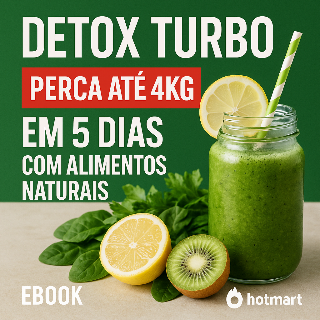 Detox Turbo: Perca Até 4kg em 5 Dias com Alimentos Naturais