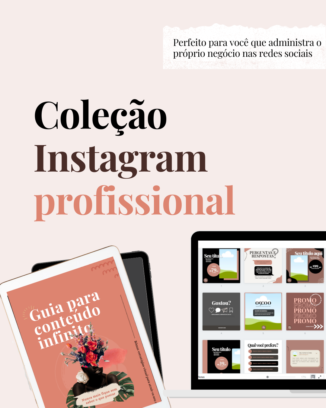 Imagem de capa para o Curso online Coleção para Instagram Profissional - Kit