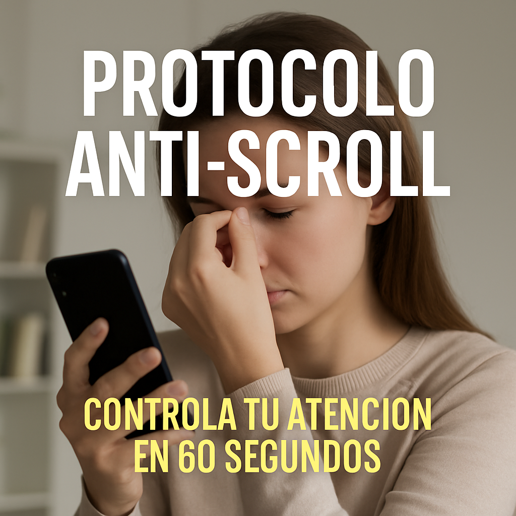 Protocolo Anti-Scroll: Controla tu Atención en 60 Segundos - Caroli...