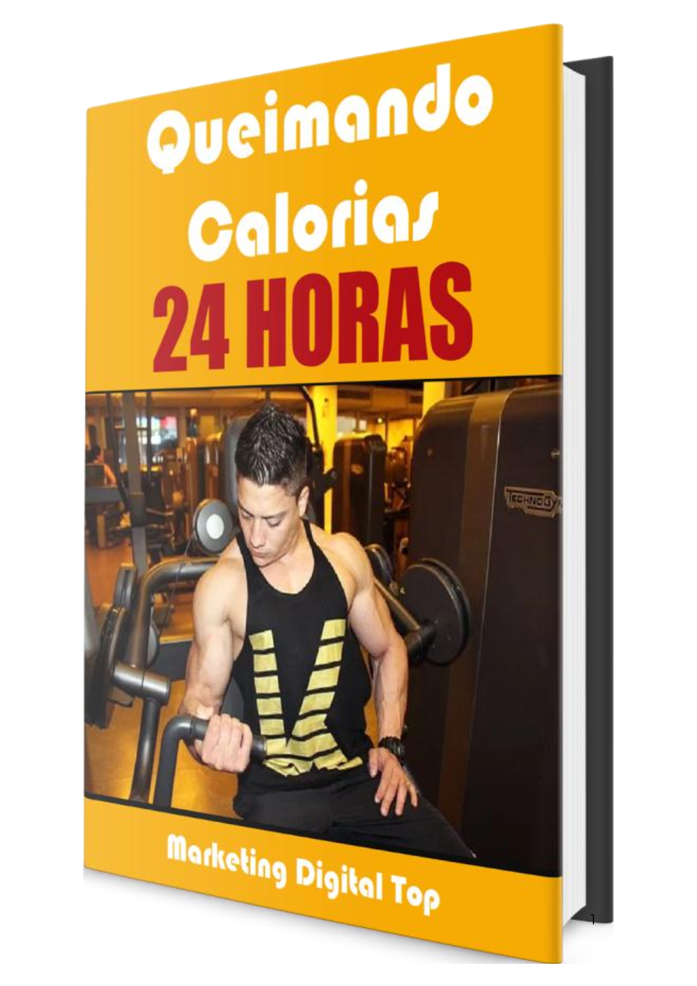 Imagem de capa para o Ebook Queimando Calorias em 24 Horas