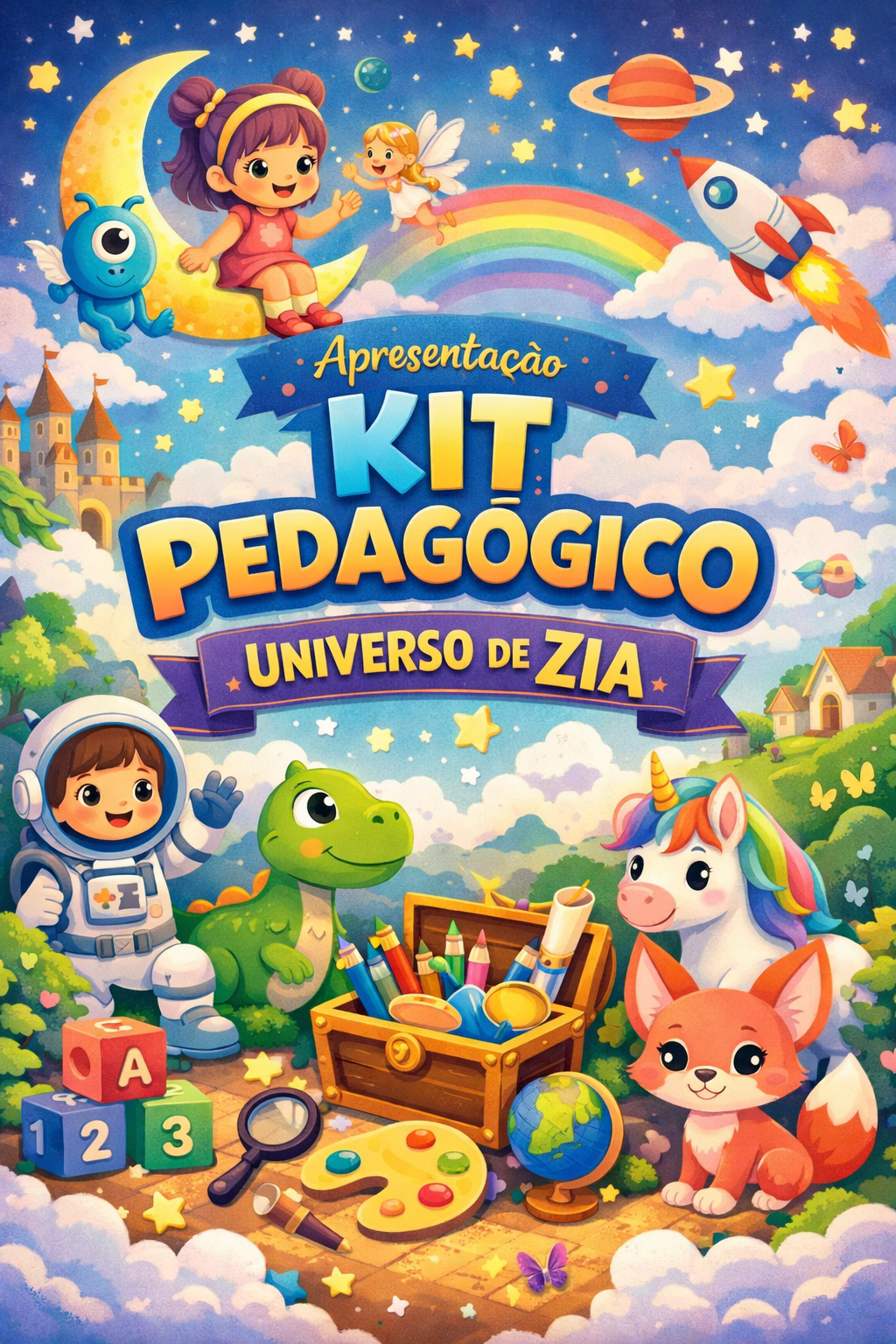 KIT PEDAGÓGICO - UNIVERSO DE ZIA – EDUCAÇÃO SENSÍVEL PARA O ENSINO FUNDAMENTAL