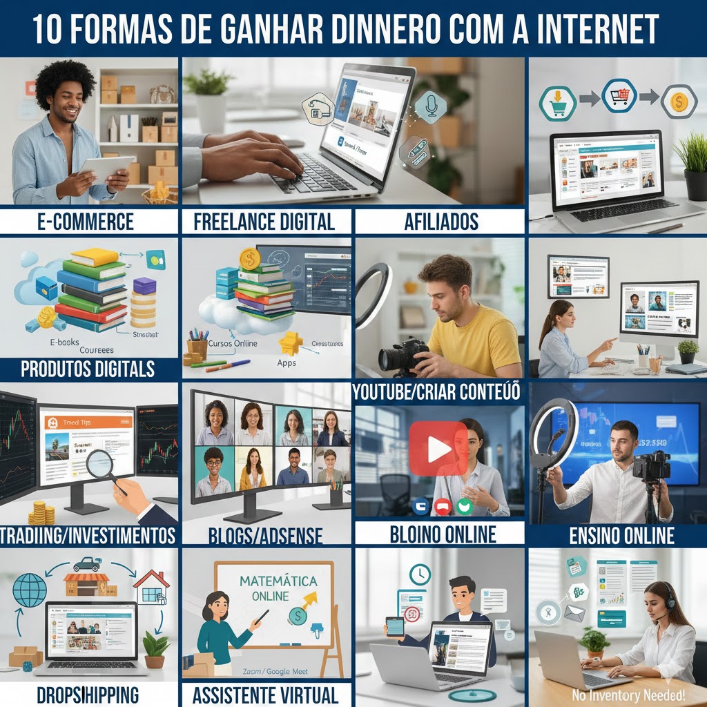 10 formas de ganhar dinheiro com Internet | Hotmart