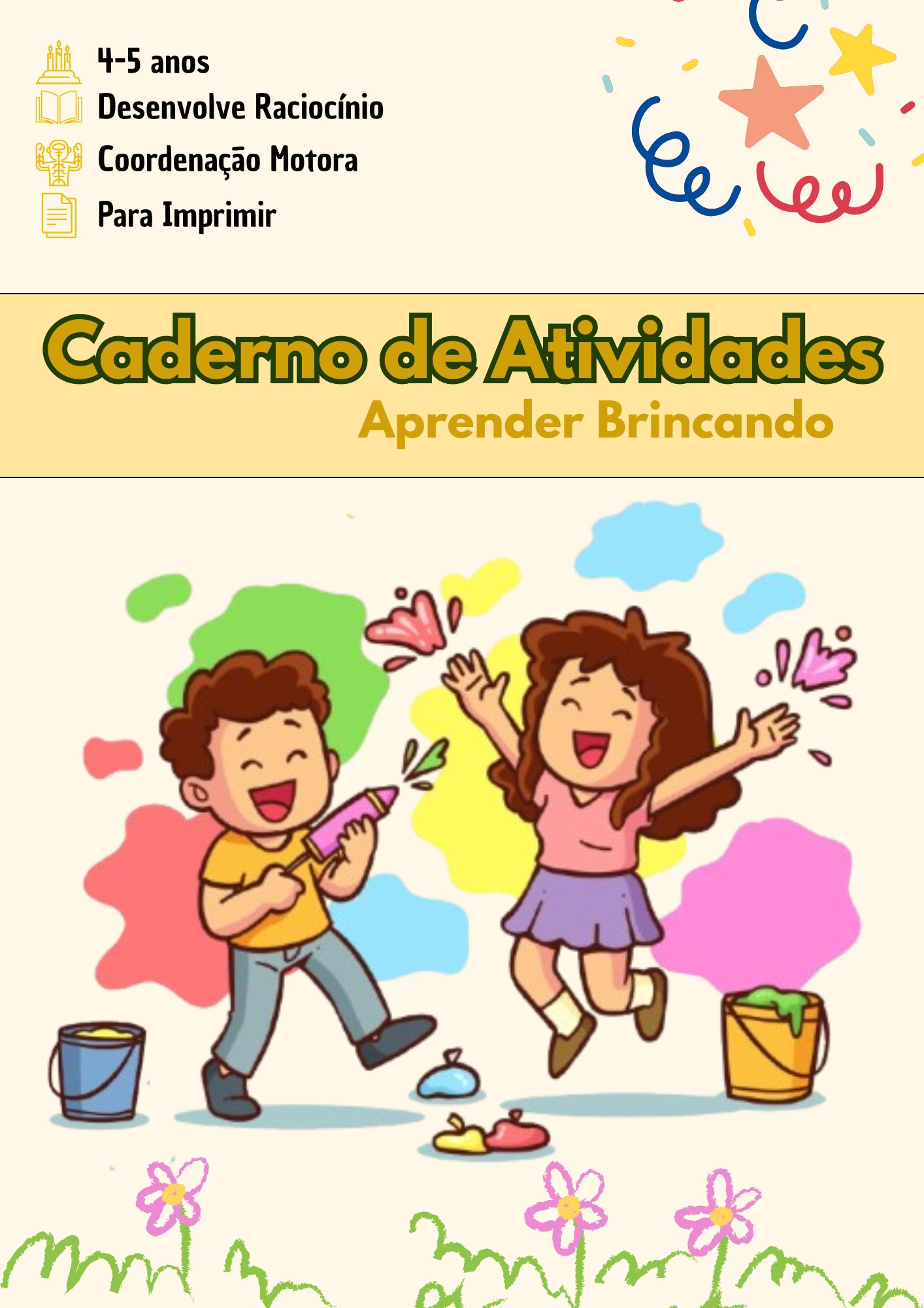 Caderno de Atividades: Aprender Brincando | Hotmart