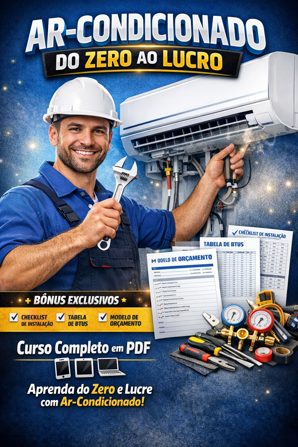 Curso Completo de Ar-Condicionado Split – Do Zero ao Profissional