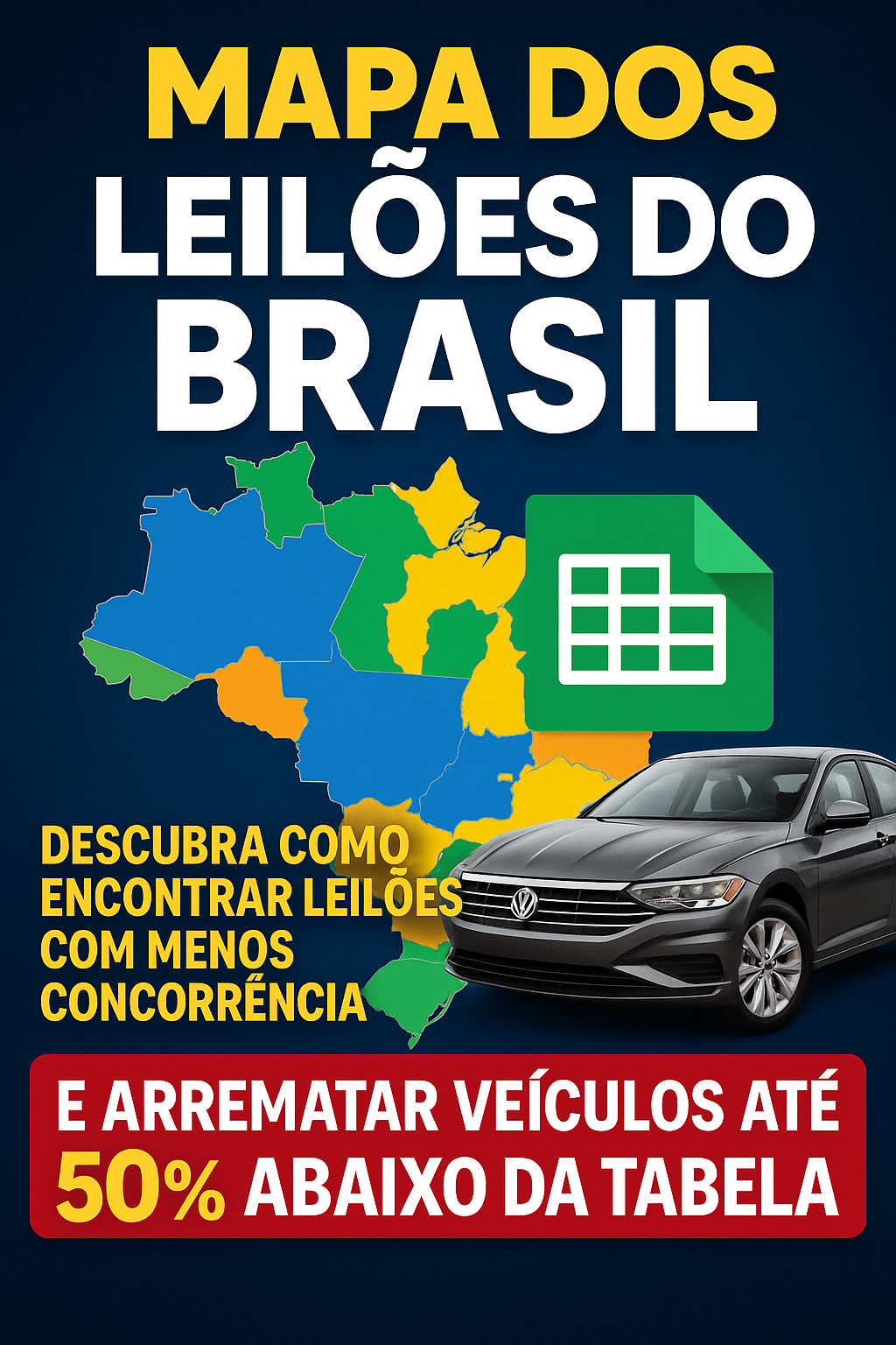 Mapa dos Leilões do Brasil - Vanessa Pires | Hotmart