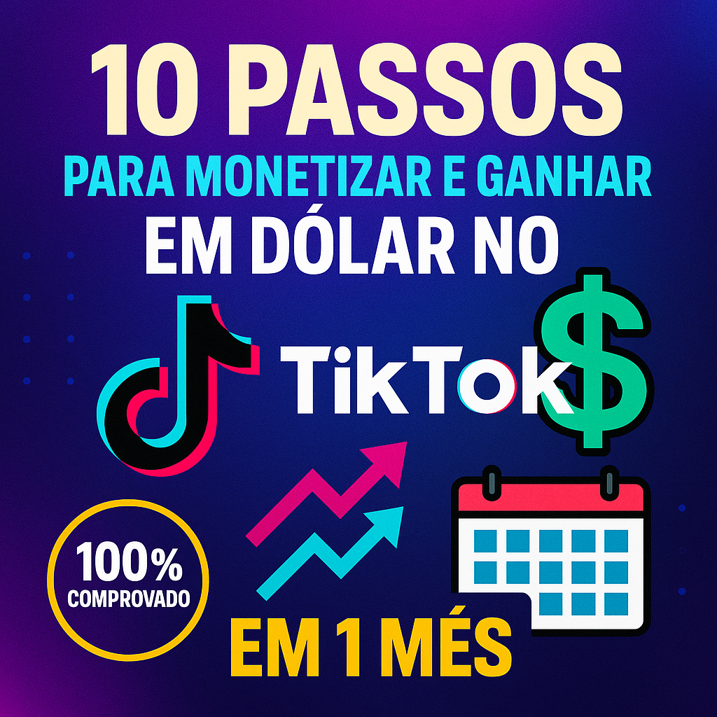 10 PASSOS PARA MONETIZAR SUA CONTA NO TIKTOK RAPIDAMENTE - VITOR FE...