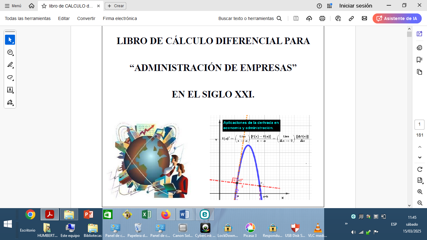 LIBRO DE CÁLCULO DIFERENCIAL PARA “ADMINISTRACIÓN DE EMPRESAS” EN E...