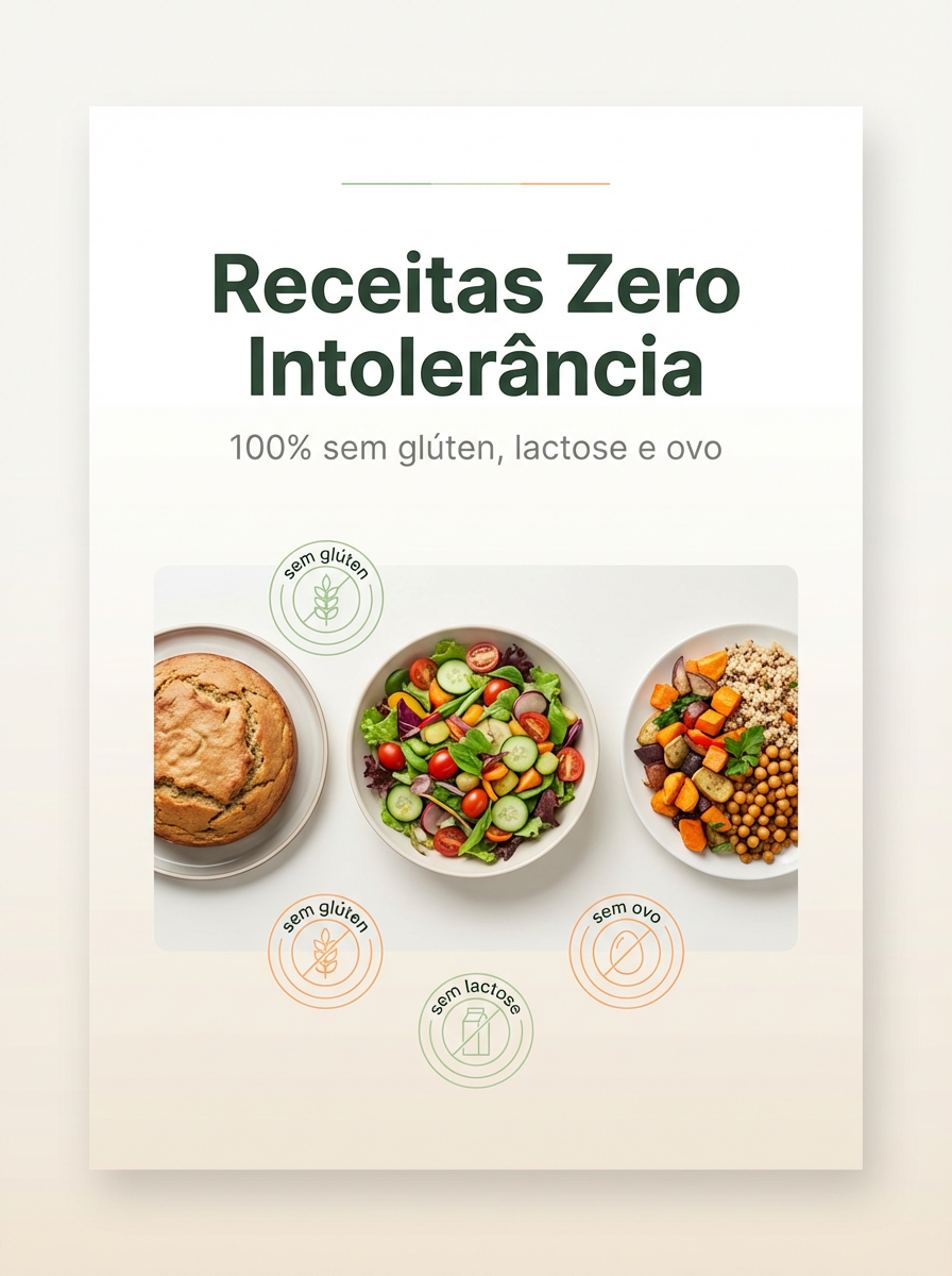 Receitas Zero Intolerância: Sabores Sem Glúten, Lactose e Ovo