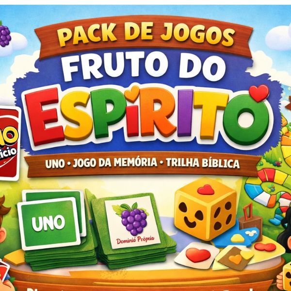Pack de Jogos Bíblicos - o Fruto do Espírito
