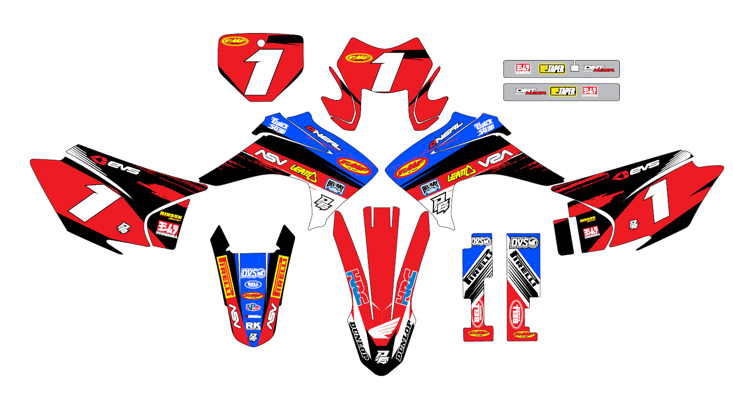 Kit de Decals para Motos y Carros