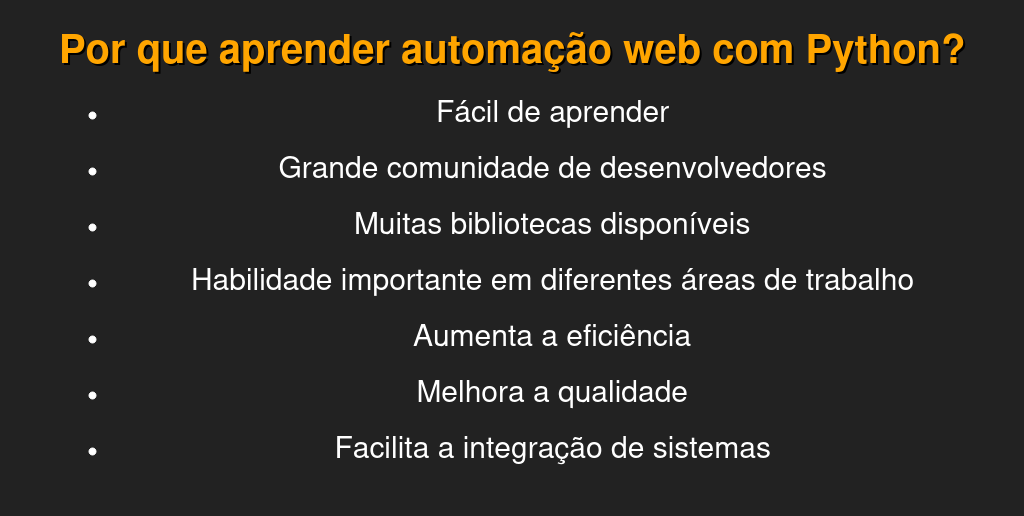 Curso de automação web no python COMPLETO