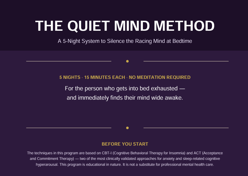 The Quiet Mind Method