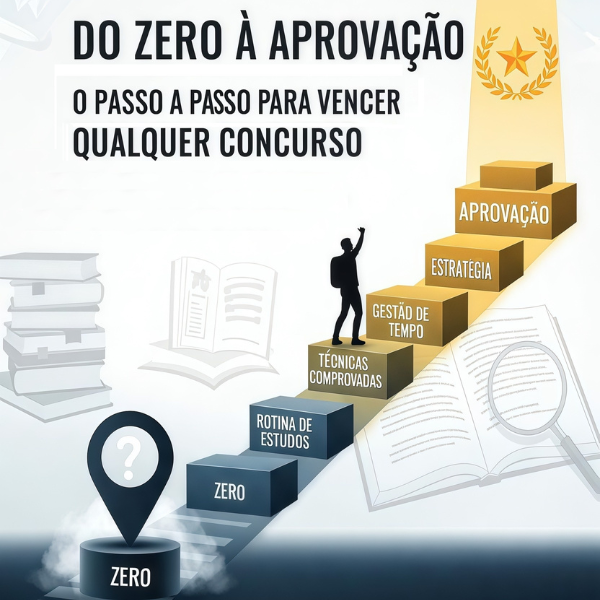 Do Zero à Aprovação: O Passo a Passo para Vencer Qualquer Concurso