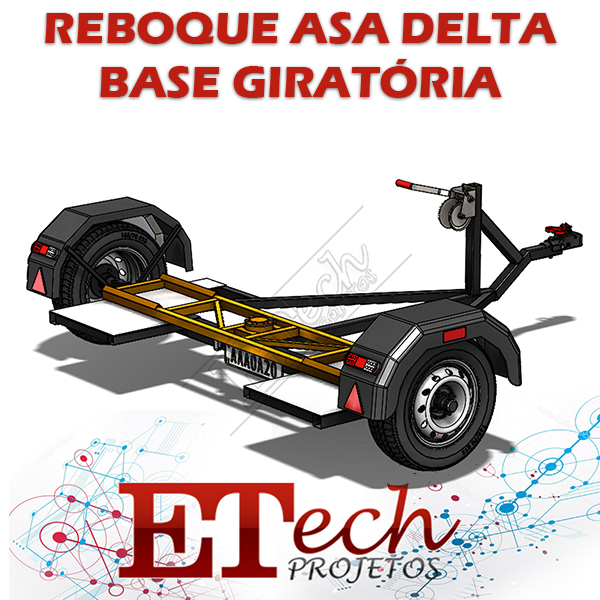 Reboque Rodoviário de Carros e Motos Tipo Asa Delta - Projeto - Edi...