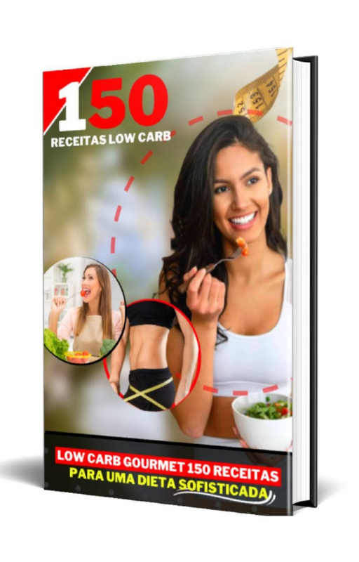 Imagem de capa para o Ebook  Low Carb Gourmet 150 Receitas 