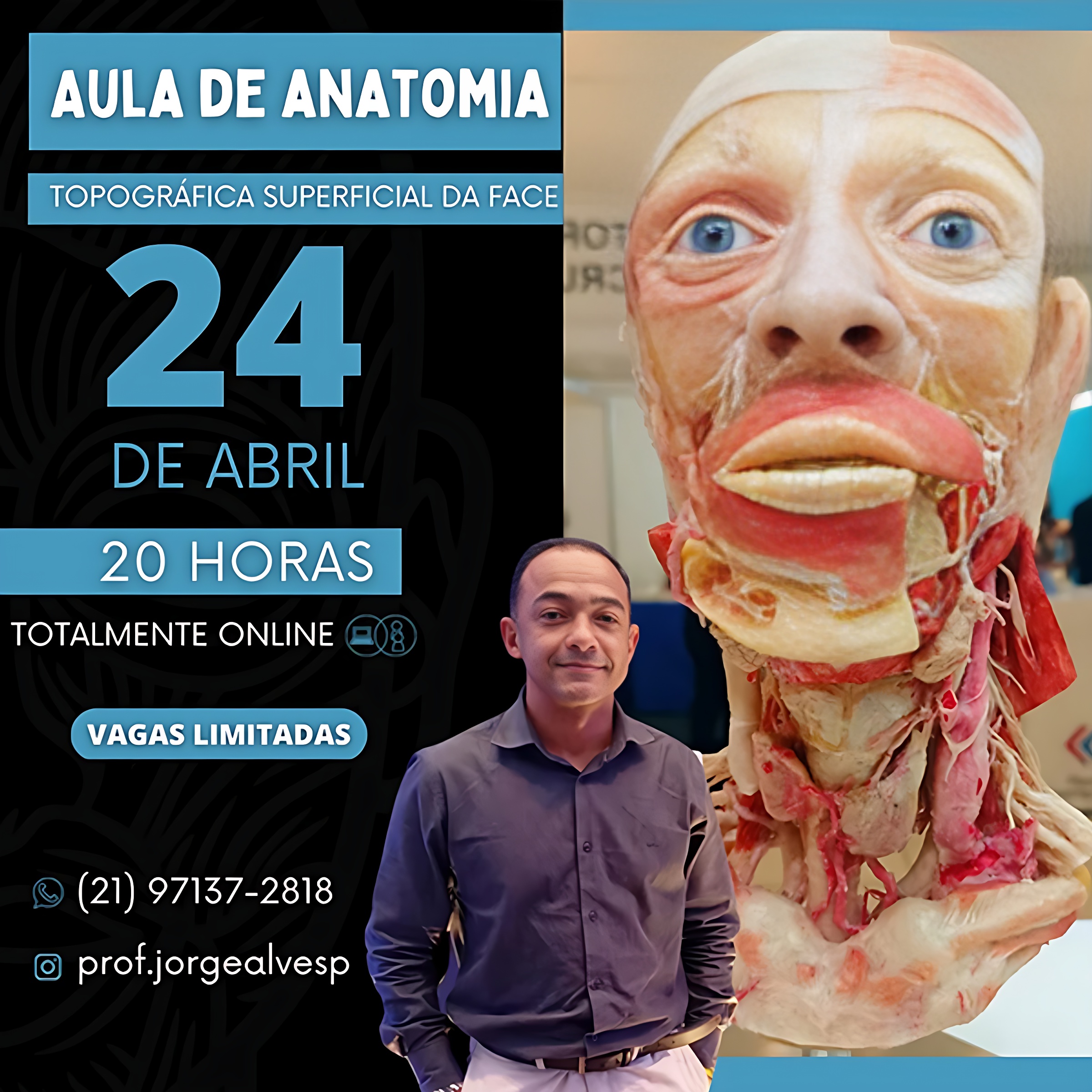 Aula de Anatomia Topográfica Superficial da Face