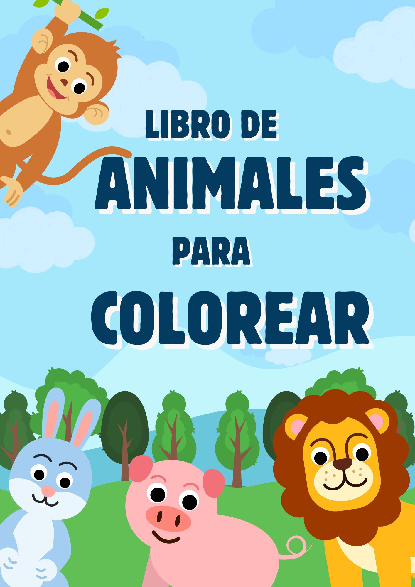 Libro de Animales para Colorear - Estefanía Marroquín | Hotmart