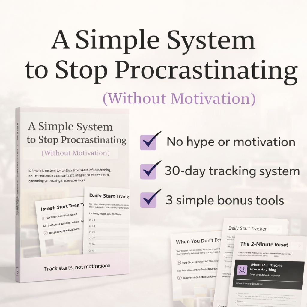 A Simple System to Stop Procrastinating (Without Motivation) | Hotmart
