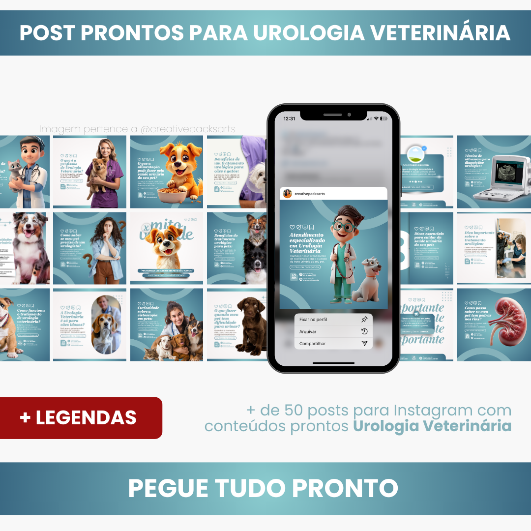 Imagem de capa para o Curso online PACK PARA UROLOGIA VETERINÁRIA
