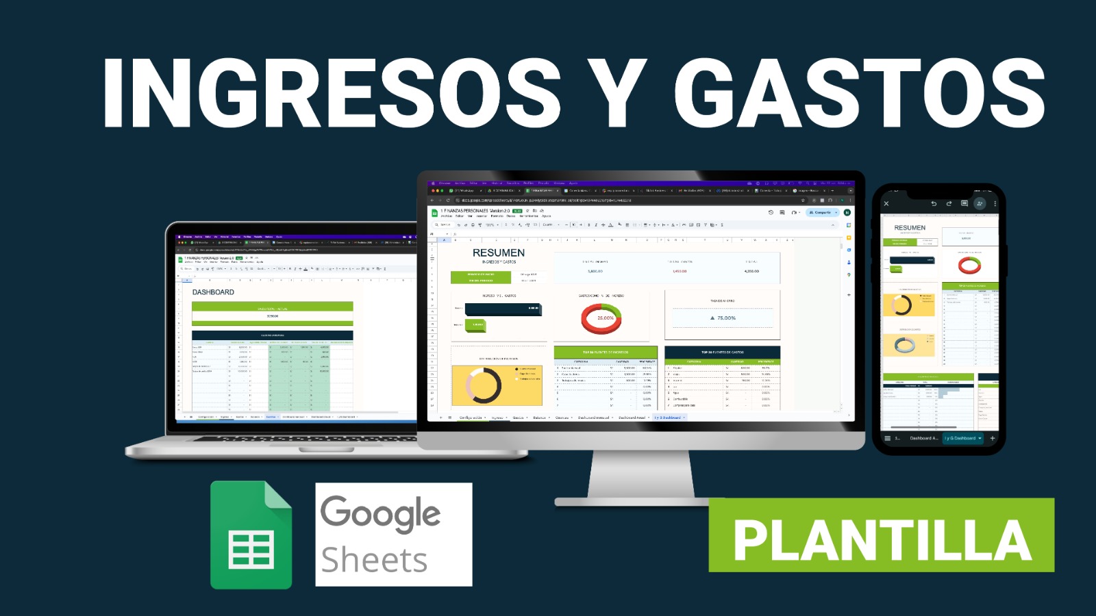 PLANTILLA FINANZAS PERSONALES - PARA GOOGLE SHEETS
