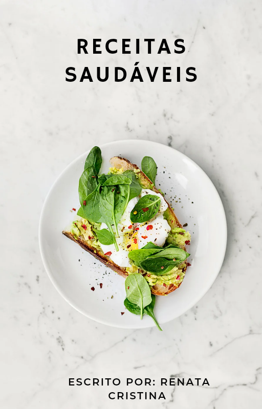Imagem de capa para o Ebook Receitas Saudáveis 