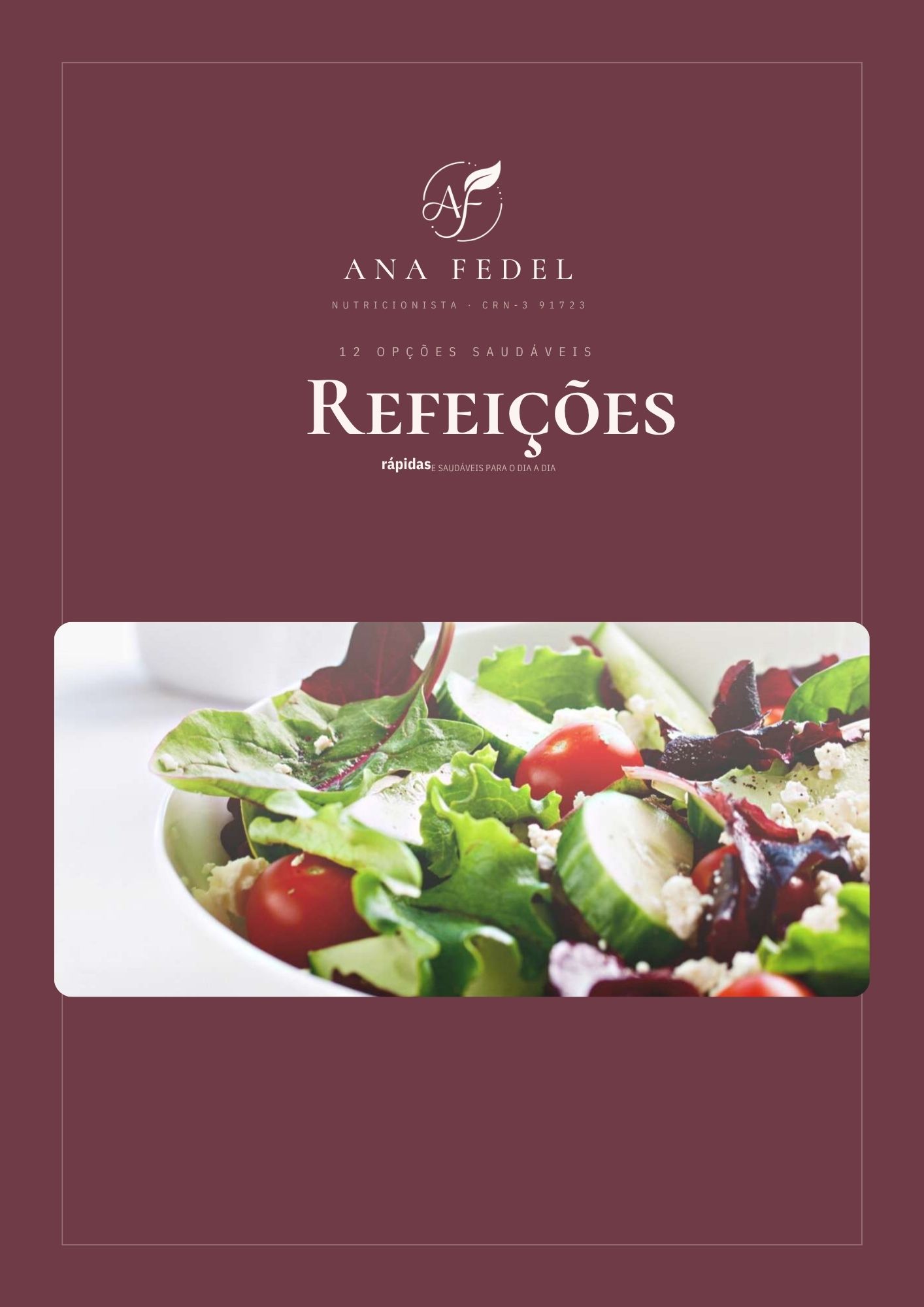 Capa do ebook 12 Refeições Rápidas e Saudáveis
