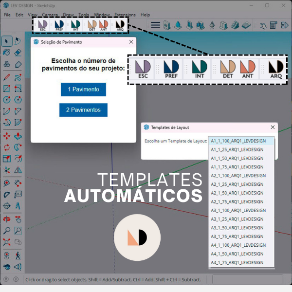 Plugin de Templates Automáticos Lev Design