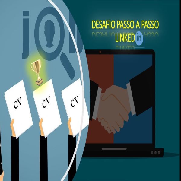 Imagem de capa para o Curso online Desafio Passo a Passo Linkedin