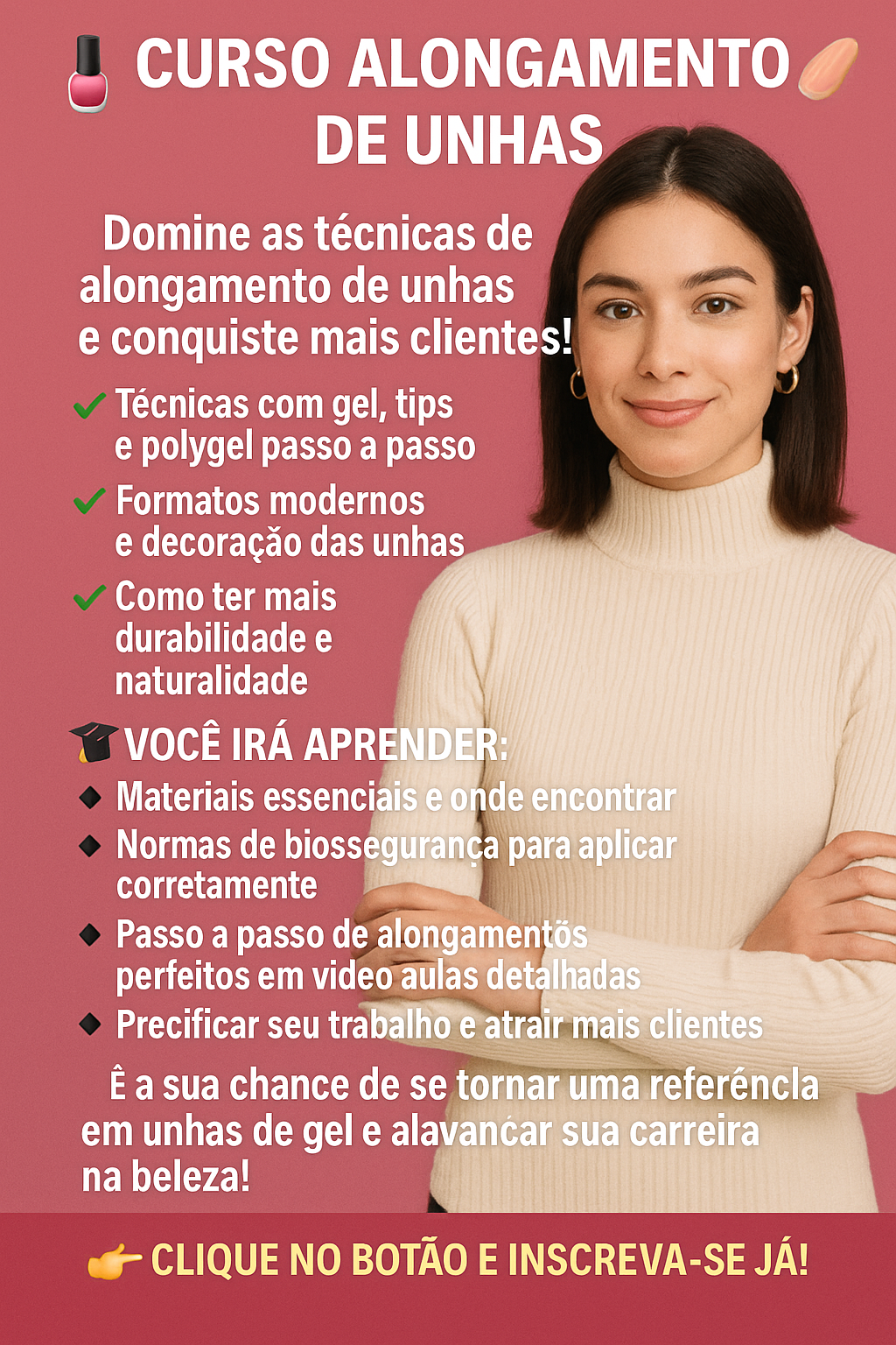 💅 CURSO COMPLETO DE ALONGAMENTO DE UNHAS + BÔNUS EXCLUSIVOS! ✨