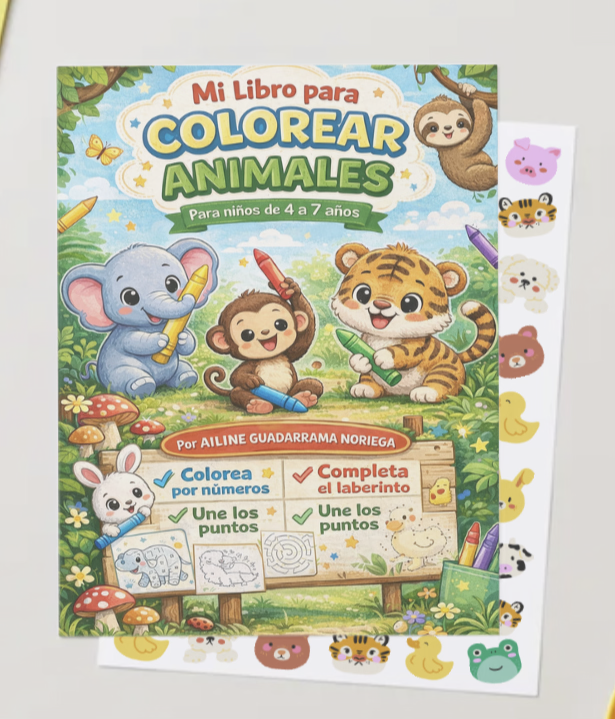 Mi libro para colorear de animales | Hotmart