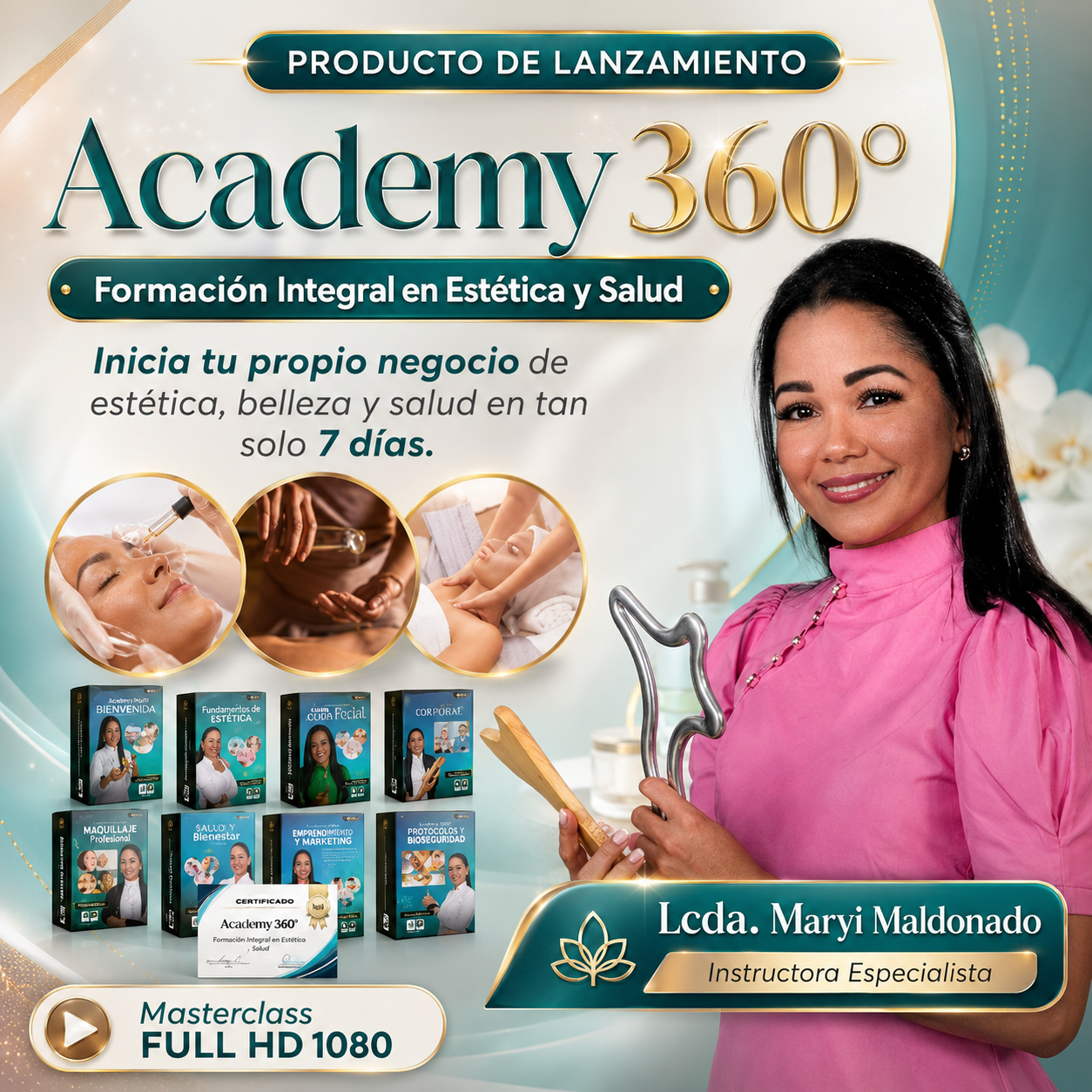 Academy 360°: Formación integral en estética y salud - Daniel Henrique Pinto Bastidas | Hotmart