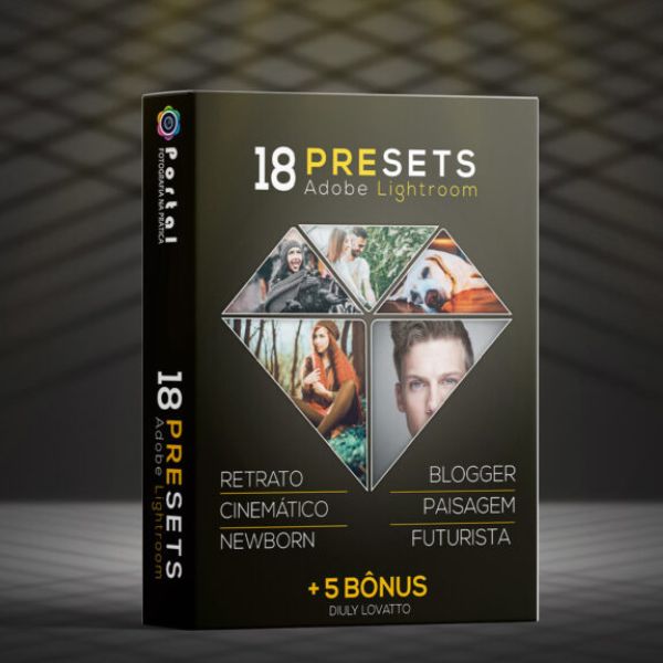 Imagem de capa para o Curso online 18 Presets + Bônus para Adobe Lightroom