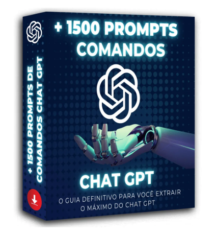 Prompts Para Chat GPT + de 1500 Prompts de comandos Avançados - Tam...