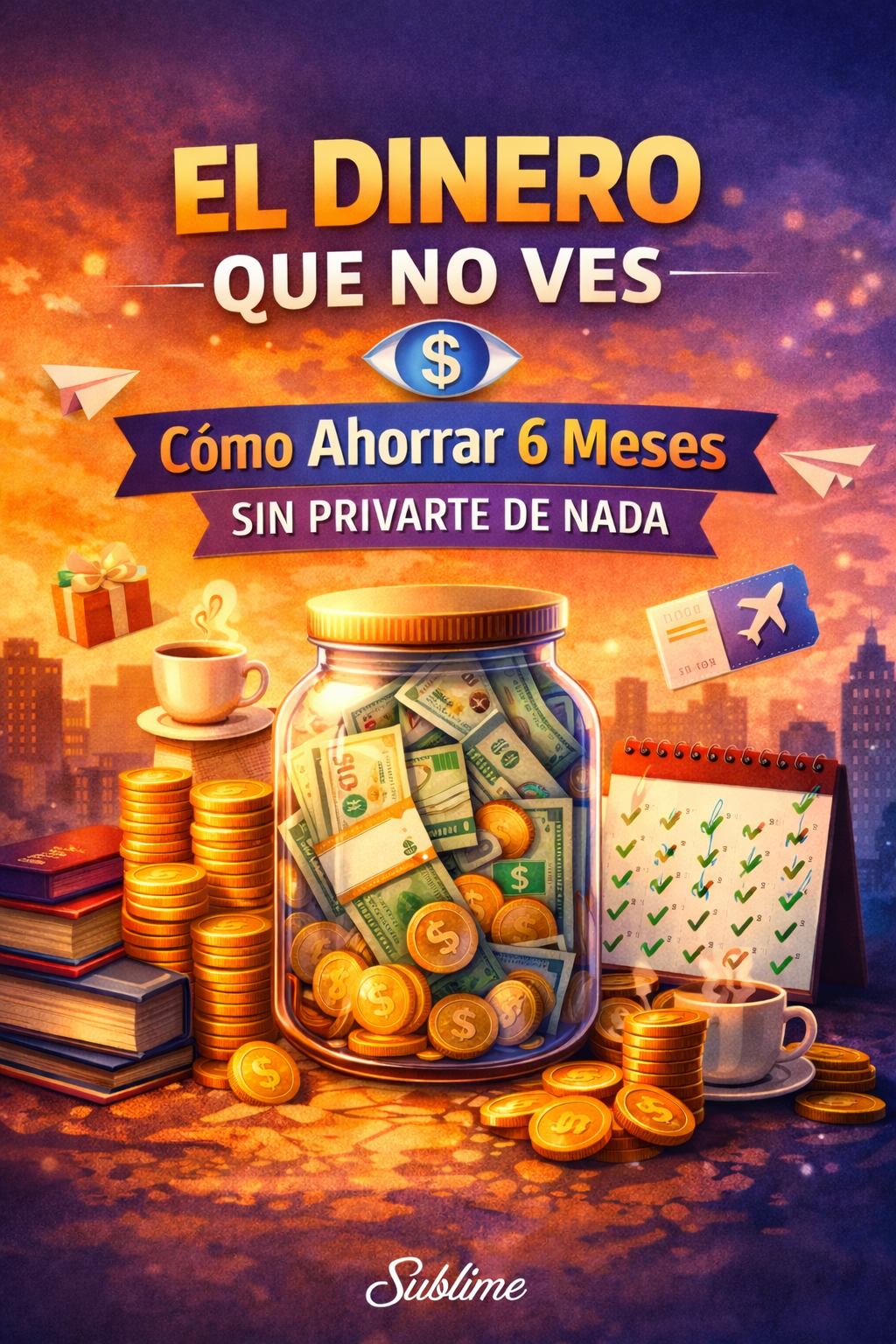 El Dinero que no ves - Cómo ahorrar 6 meses sin privarte de nada.
