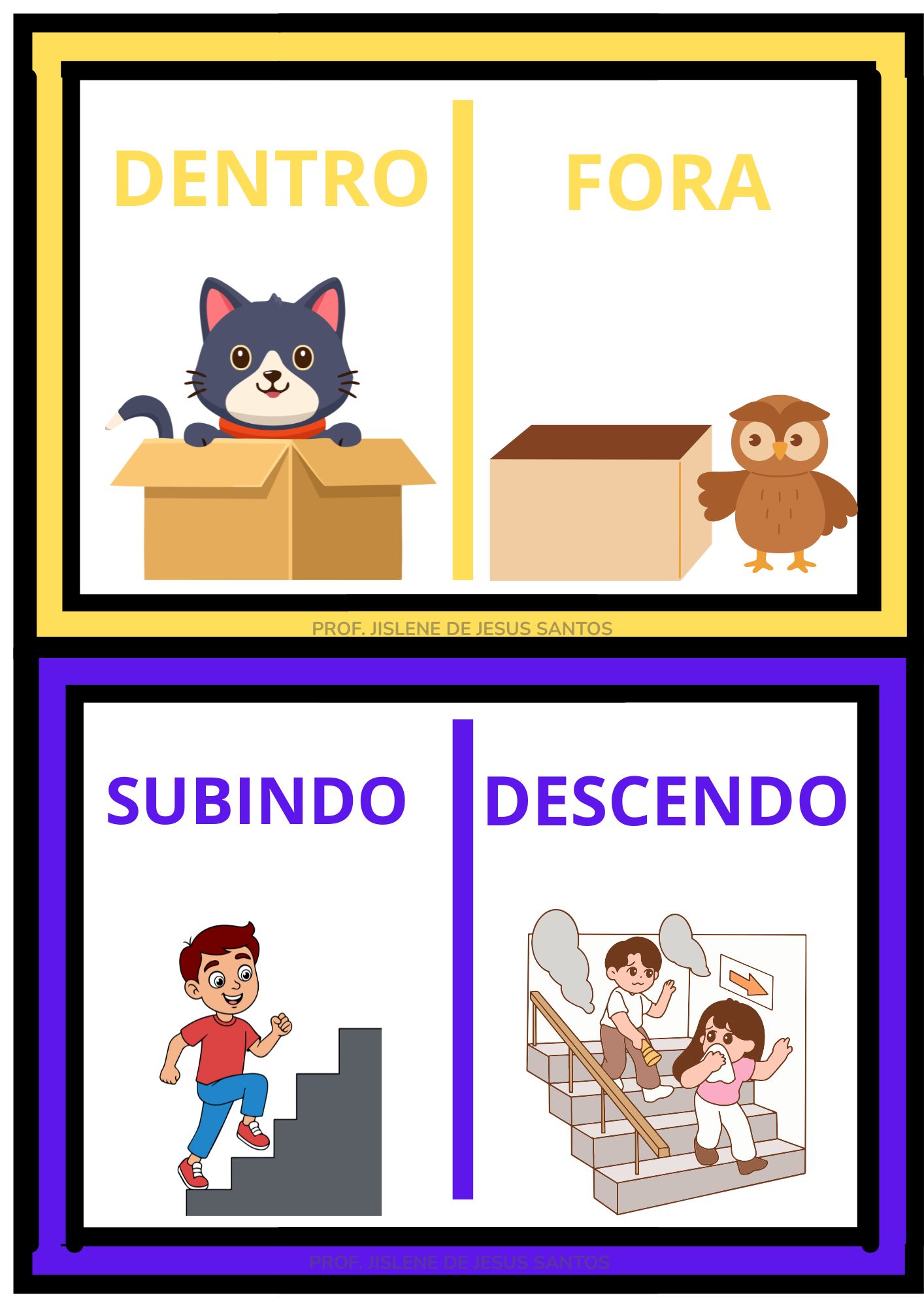 Fichas de Conceitos para a Educação Infantil - Jislene de Jesus San...