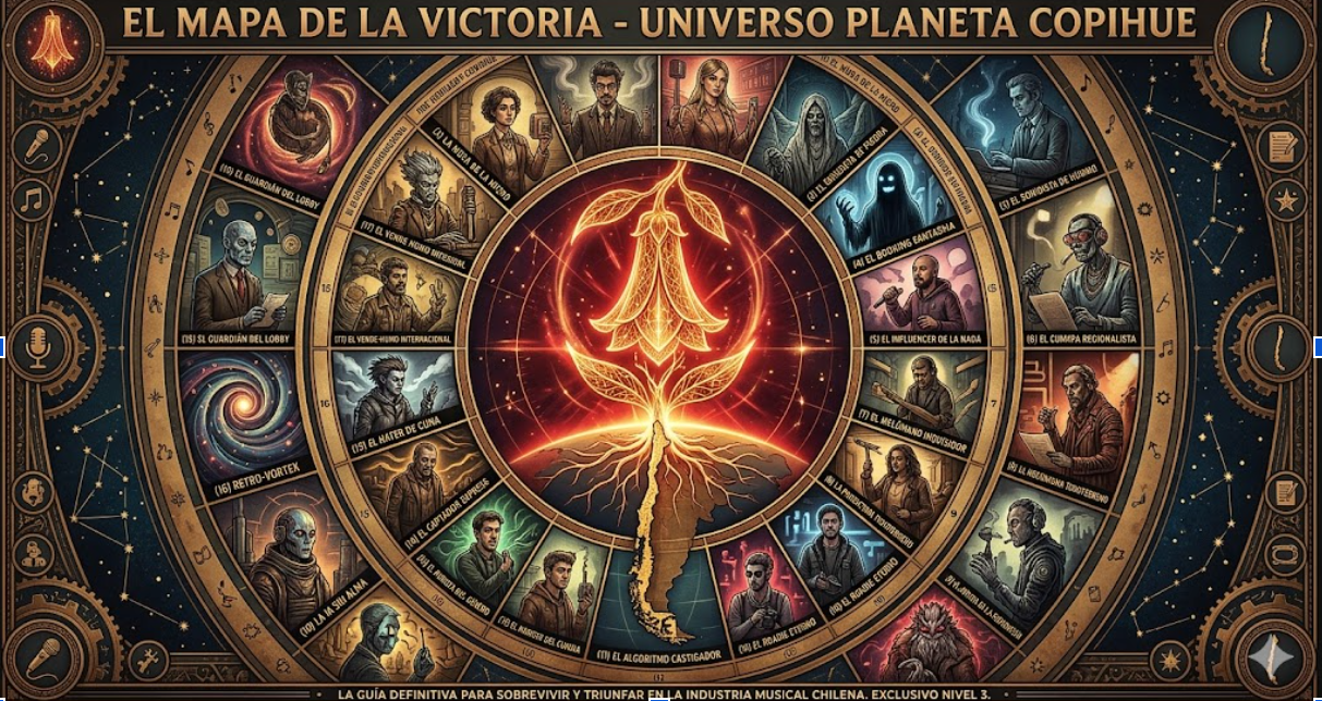 Portada del Bestiario del Músico Chileno y Manual de Combate