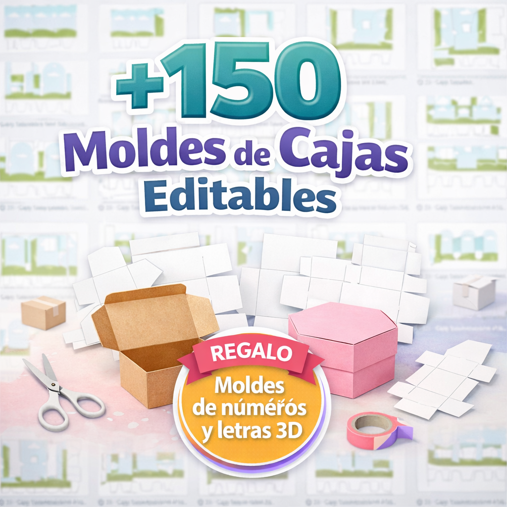 Cajas Letra R Mega Pack de 150 Plantillas de Cajas Editables + Bono de Letras y ...